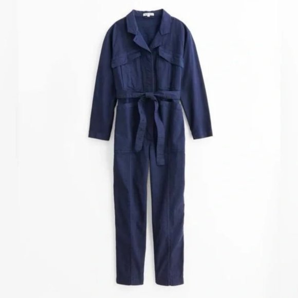 ALEX MILL EXPEDITION JUMPSUIT IN WASHED TWILL - Picture 1 of 8